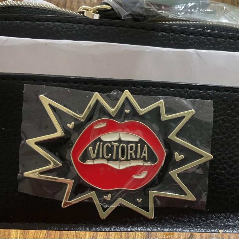 Victoria's Secret Black and Red Wallet